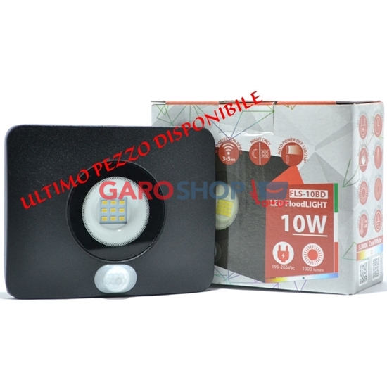 FARO LED CON SENSORE 10W