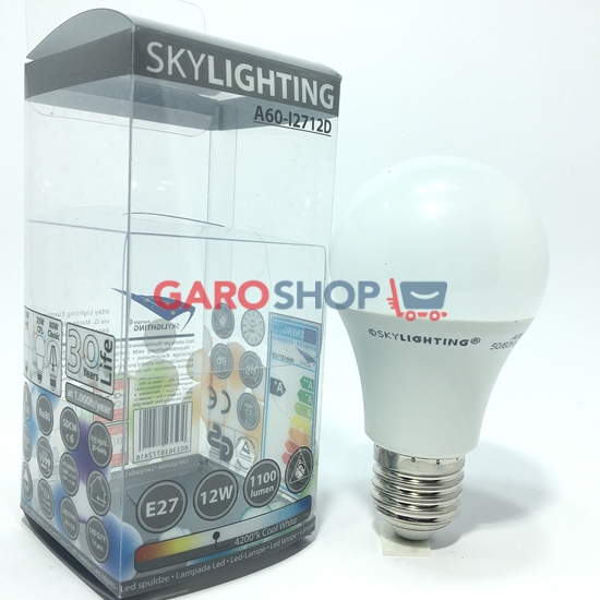Lampadina LED E27 12W 1150-1170 Lumen, 3000K/4000K/6000K, Non Dimmerabile, Durata 15000 Ore, Confezione Da 10, Luce Calda 3000K