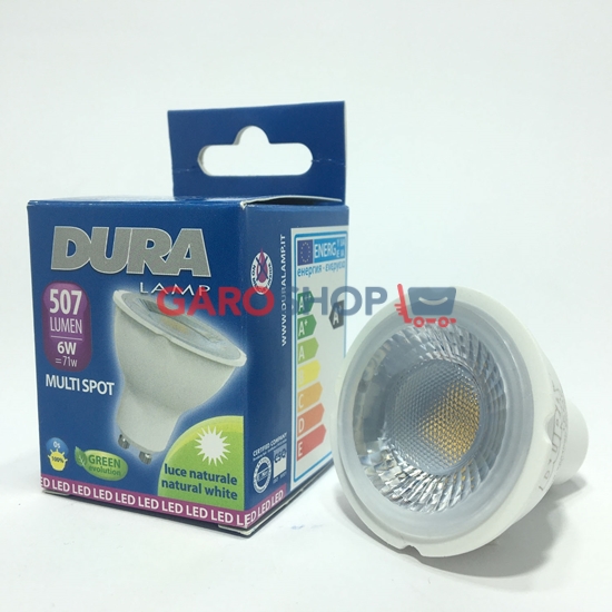 DURALAMP MULTI SPOT LAMPADINA LED GU10 6W FARETTO SPOTLIGHT 38°